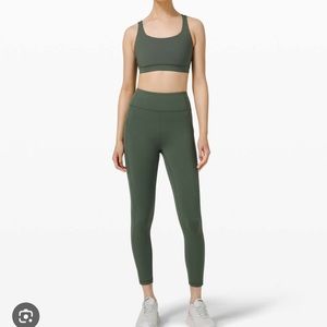 Lululemon Invigorate leggings smoked spruce